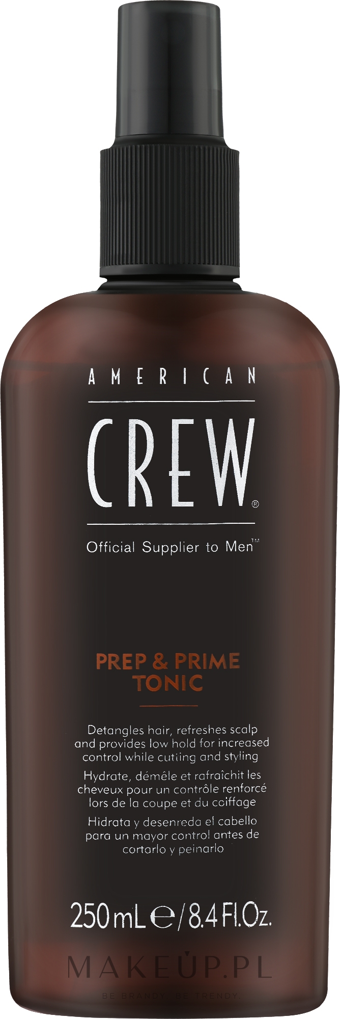 Nawilżająco-odświeżający tonik do włosów - American Crew Official Supplier to Men Prep & Prime Tonic — Zdjęcie 250 ml