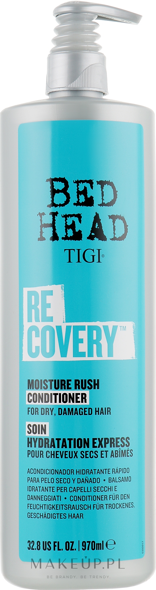 Nawilżająca odżywka do włosów suchych i zniszczonych - Tigi Bed Head Recovery Moisture Rush Conditioner — Zdjęcie 970 ml