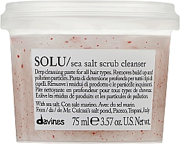 Kup Oczyszczający peeling z solą morską do skóry głowy - Davines Solu Sea Salt Scrub Cleanser