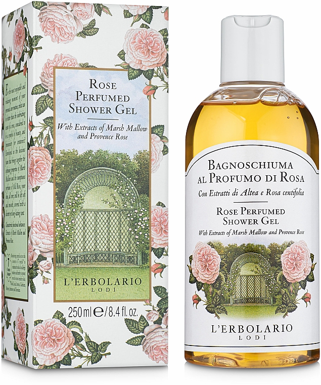 Perfumowana pianka do kąpieli Róża - L'Erbolario Bagnoschiuma al Profumo di Rosa