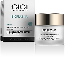 Nawilżający krem do twarzy do suchej skóry z filtrem SPF20 - Gigi Bioplasma Moist Dry SPF-20 — Zdjęcie N2