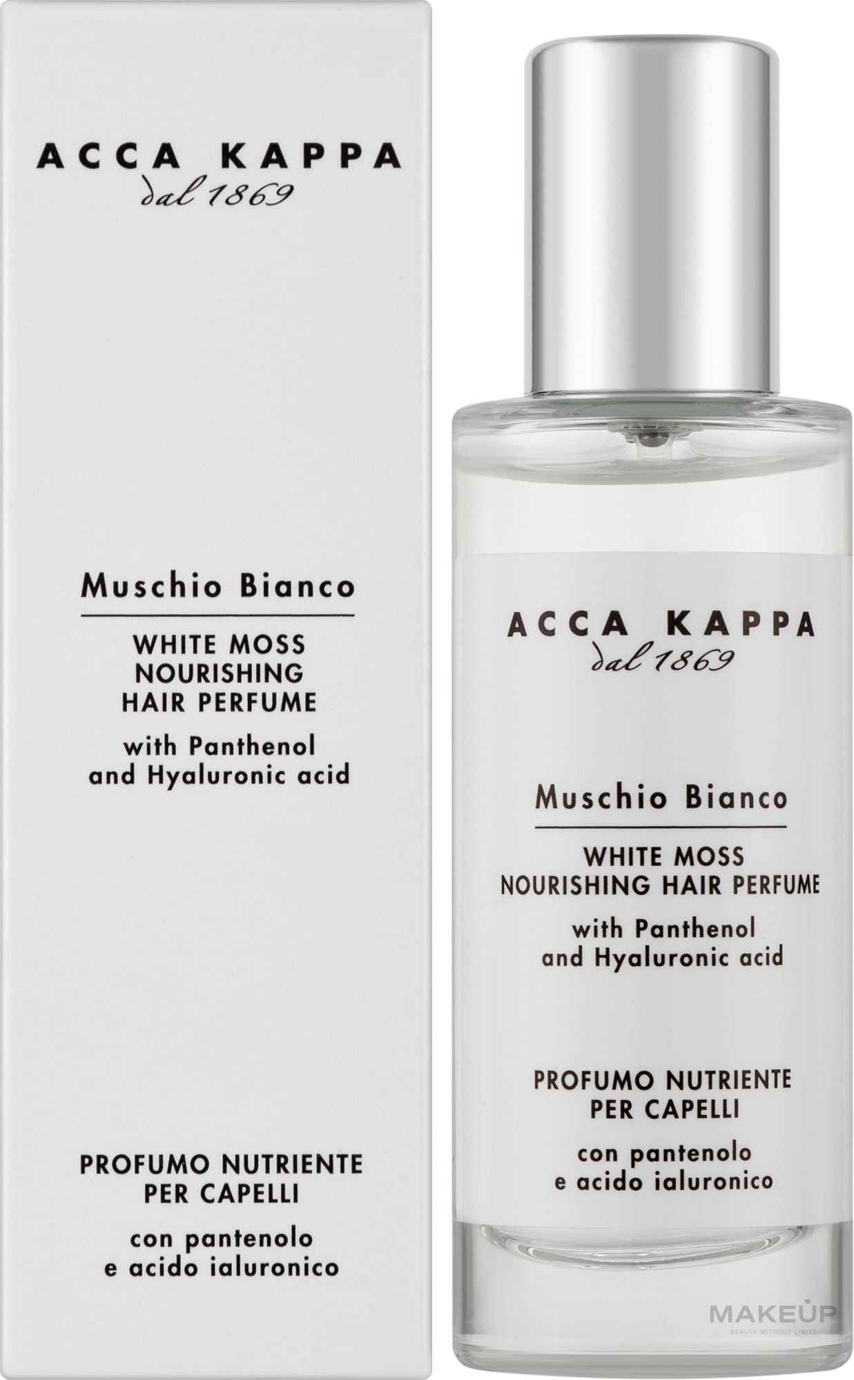 Acca Kappa White Moss - Perfumowana mgiełka do włosów  — Zdjęcie 30 ml