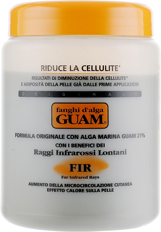 Rozgrzewająca maska antycellulitowa z mikrokryształkami turmalinu - Guam Fir Anti-Cellulite Mask — Zdjęcie N2