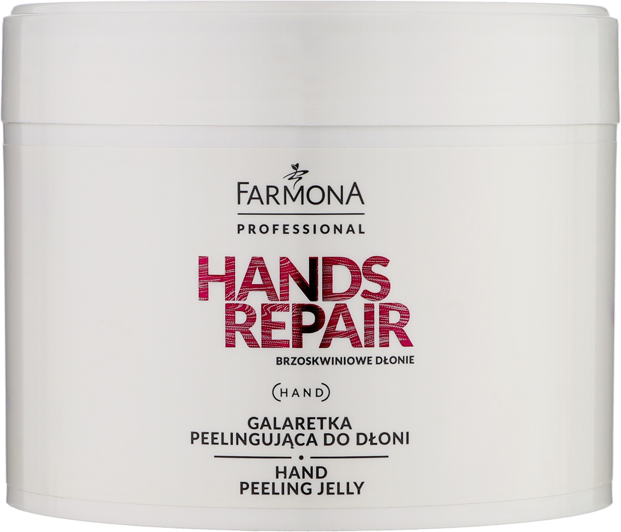 Galaretka peelingująca - Farmona Professional Hands Repair Brzoskwiniowe dłonie — Zdjęcie 300 ml