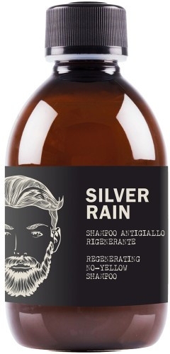 Regenerujący szampon dla mężczyzn neutralizujące żółte tony włosów - Nook Dear Beard Silver Rain Shampoo — Zdjęcie N1