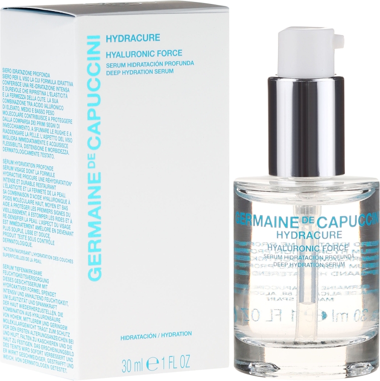 Głęboko nawilżające serum do twarzy - Germaine De Capuccini HydraCure Hyaluronic Force Deep Hydration Serum — Zdjęcie N1