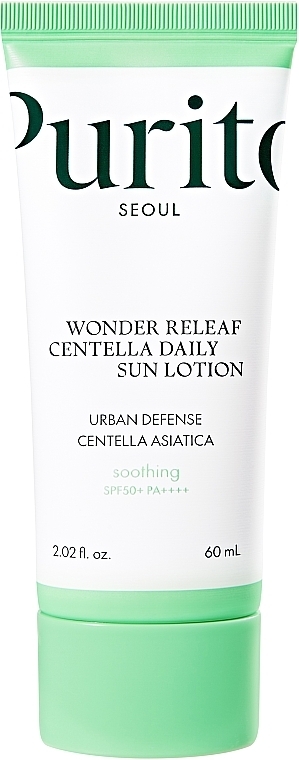 Balsam przeciwsłoneczny do twarzy - Purito Seoul Wonder Releaf Centella Daily Sun Lotion SPF50+ PA++++ — Zdjęcie N1