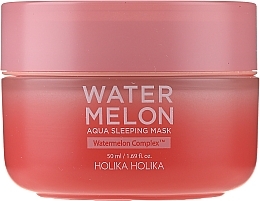 PRZECENA! Nawilżająca maska do twarzy na noc z ekstraktem z arbuza - Holika Holika Watermelon Aqua Sleeping Mask * — Zdjęcie N3