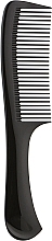 Tytanowy grzebień do włosów z rączką, czarny - Janeke 825 Titanium Range Comb — Zdjęcie N1