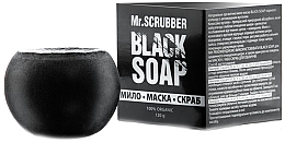Kup Mydło-maska-peeling z węglem kokosowym - Mr.Scrubber Black Soap 