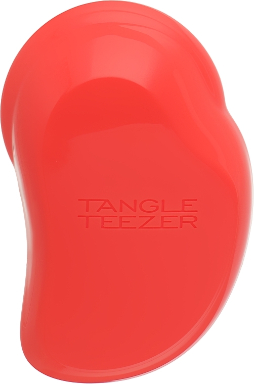 Szczotka do włosów, owalna, 9 x 4 x 6 cm - Tangle Teezer The Original Mini Orange Peach — Zdjęcie N2