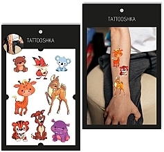 Kup Zestaw tatuaży tymczasowych dla dzieci Bambi i jego przyjaciele - Tattooshka