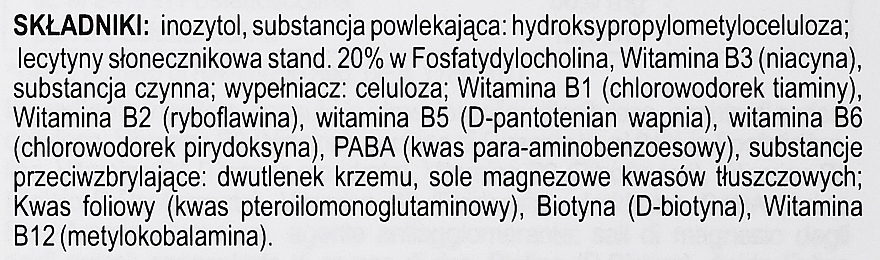 Suplement diety Witamina B Forte - BiosLine Principium B Forte — Zdjęcie N4