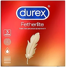 Prezerwatywy, 3 sztuki - Durex Fetherlite Condoms — Zdjęcie N1