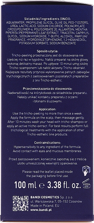 Tricho-peeling oczyszczający do skóry głowy - Bandi Professional Tricho Esthetic Tricho-Peeling Scalp Cleansing — Zdjęcie N4