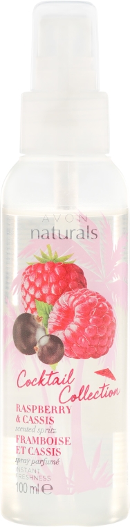 Pachnąca mgiełka do ciała Malina i porzeczka - Avon Naturals Cocktails Collection Raspberry & Cassis