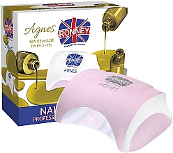 Kup Lampa LED do paznokci, różowa - Ronney Professional Agnes LED 48W (GY-LED-032)