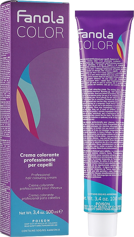 Trwały krem koloryzujący do włosów - Fanola Colouring Cream
