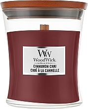 Świeca zapachowa w szkle - WoodWick Hourglass Candle Cinnamon Chai — Zdjęcie N2