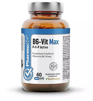Witaminy B6-Vit Max - Pharmovit Clean Label B6-Vit Max P-5-P Active — Zdjęcie N1
