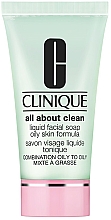 Mydło w płynie do skóry tłustej - Clinique All About Clean Liquid Facial Soap — Zdjęcie N1