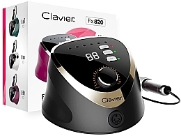 Frez do manicure i pedicure - Clavier FX 820 65W Black — Zdjęcie N1