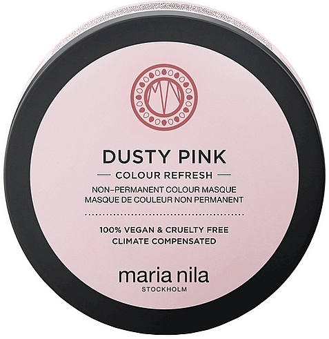 Maska do włosów - Maria Nila Colour Refresh Masque Dusty Pink — Zdjęcie N1