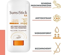 Przeciwsłoneczny krem do opalania - Avene SunsiStick KA SPF 50+ — Zdjęcie N5