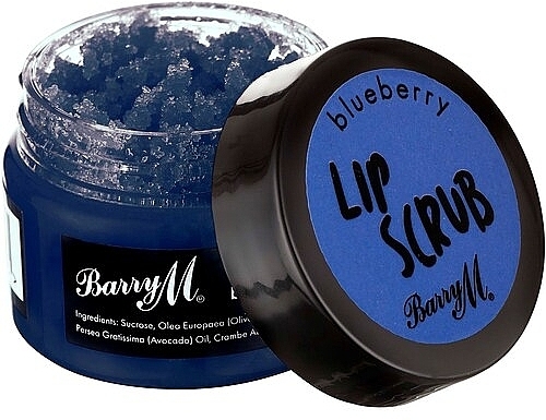 Peeling do ust Jagoda - Barry M Blueberry Lip Scrub — Zdjęcie N1