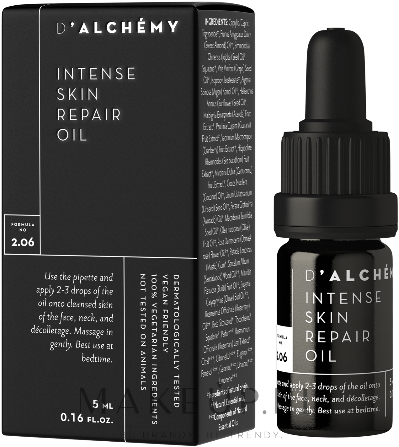 Intensywnie regenerujący olejek do twarzy - D'Alchemy Intense Skin Repair Oil — Zdjęcie 5 ml