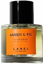 Label Amber & Fig - Woda perfumowana — Zdjęcie N1