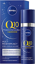 Kup Przeciwzmarszczkowe serum regenerujące do twarzy na noc - NIVEA Q10 Anti-Wrinkle Power Multi Regenerating Night Serum