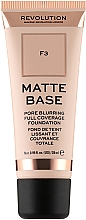 Kup Matujący podkład kryjący do twarzy - Makeup Revolution Matte Base Foundation