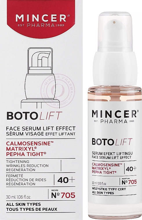 Liftingujące serum do twarzy - Mincer Pharma Boto Lift X N°705 — Zdjęcie N2