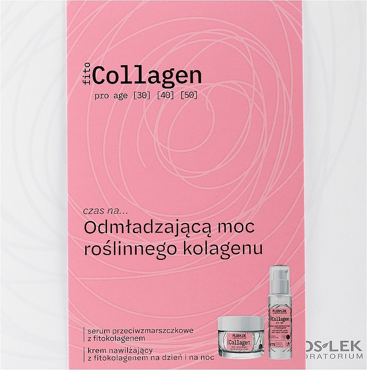 Zestaw - Floslek Collagen Set (f/cr/50ml + ser/30ml)  — Zdjęcie N1