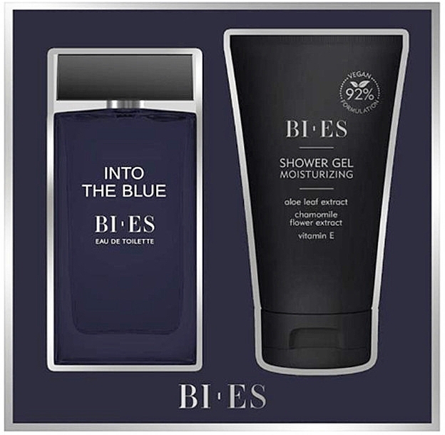 Bi-Es Into The Blue Set - Zestaw (edt/90ml + sh/gel/150ml) — Zdjęcie N1