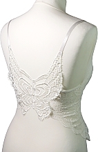 Długi koronkowy top, biały - Lolita Accessories — Zdjęcie N1