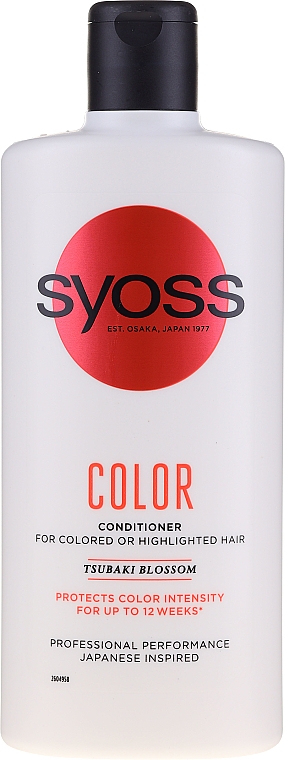 Odżywka do włosów farbowanych i rozjaśnianych - Syoss Color Tsubaki Blossom Conditioner