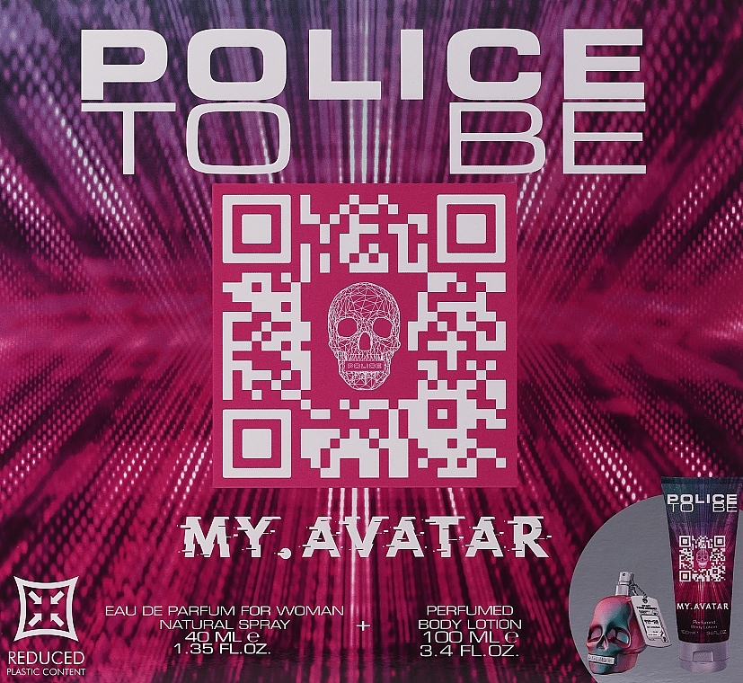 Police To Be My Avatar for Woman - Zestaw (edp/40ml + lotion/100ml) — Zdjęcie N1