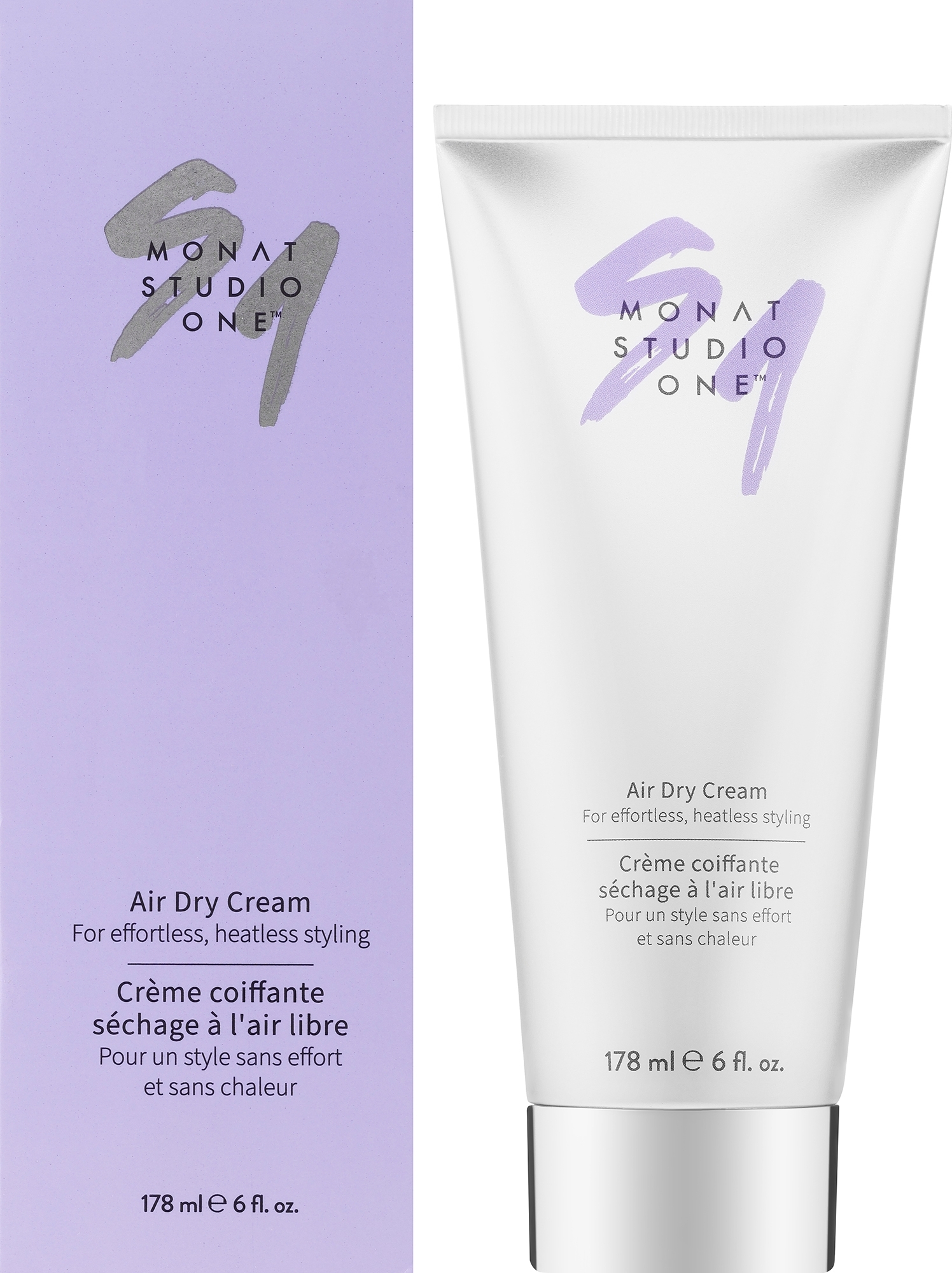 Łagodny krem do stylizacji - Monat Studio One Air Dry Cream — Zdjęcie 178 ml