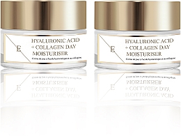 Kup Zestaw - Eclat Skin London Hyaluronic Acid & Collagen Day Moisturiser (f/cream/2x50ml)