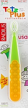 Kup Szczoteczka do zębów dla dzieci, zielono-żółta - Radius Tots Plus Toothbrush