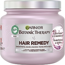 Maska wygładzająca do włosów długich i porowatych Woda ryżowa i skrobia - Garnier Botanic Therapy Hair Remedy — Zdjęcie N1