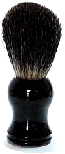 Pędzel do golenia z włosiem z borsuka, plastikowy, czarny - Rainer Dittmar Pfeilring — Zdjęcie N1
