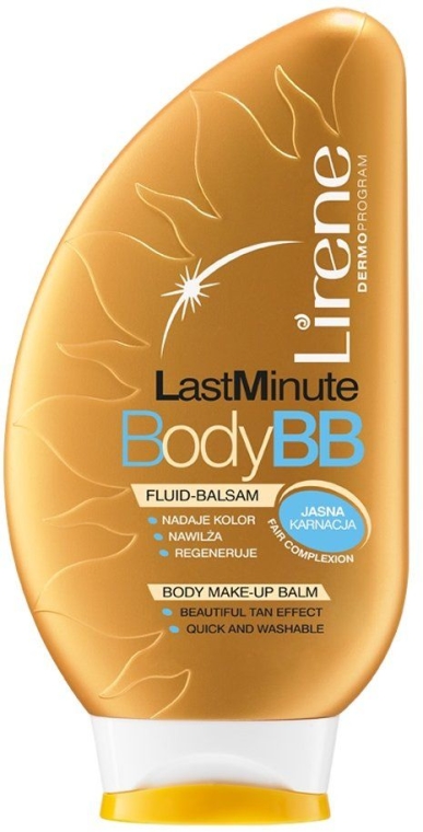 Fluid-balsam Last Minute Body BB do jasnej karnacji - Lirene Body Make-up Balm