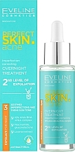 Kuracja na noc korygująca niedoskonałości – 2 stopień złuszczania - Eveline Cosmetics Perfect Skin.acne — Zdjęcie N2