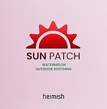 Nawilżające plastry chroniące przed szkodliwym promieniowaniem UV - Heimish Watermelon Outdoor Soothing Sun Patch  — Zdjęcie N2