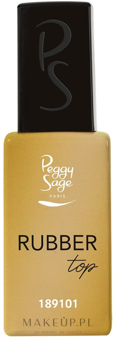 Kauczukowy top do paznokci - Peggy Sage Flexible Semi-Permanent Rubber Top — Zdjęcie 11 ml