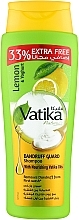 Przeciwłupieżowy szampon odświeżający do włosów - Dabur Vatika Refreshing Lemon Anti-Dandruff Shampoo — Zdjęcie N1