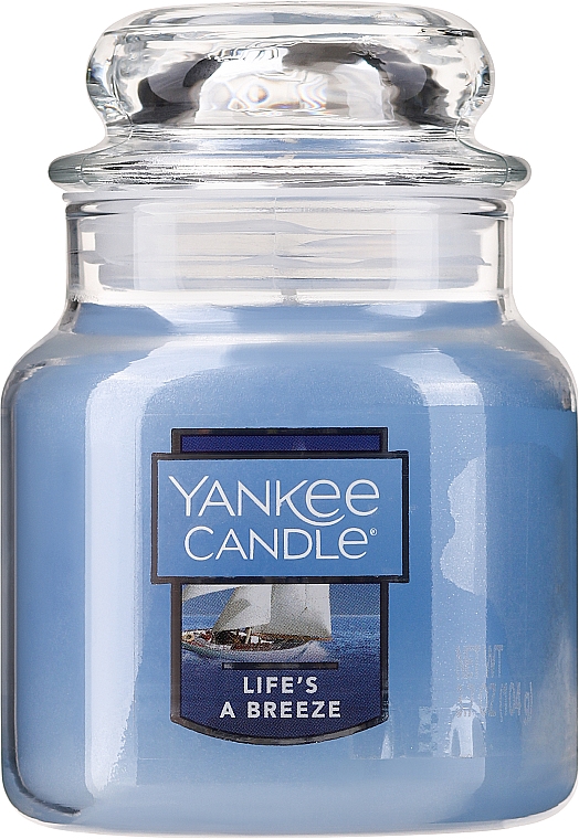 Świeca zapachowa w słoiku Bryza - Yankee Candle Life's A Breeze — Zdjęcie N1